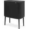 Image de Brabantia Bac de recyclage Bo Touch Bin noir, Poubelle, Noir