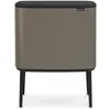 Image de Brabantia - poubelle 2 seaux 11+23l platinium - 316142