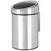 Image de Brabantia 363962 poubelle touch bin seau intérieur plastique 3 l brilliant steel