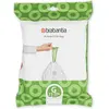 Image de Brabantia PerfectFit, Sac-poubelle, Blanc