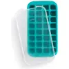 Image de Lékué Ice Cubes, Bacs à glaçons + moules à glace, Turquoise