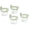 Image de Lékué Mini coupes, Ustensile de cuisine : accessoires, Vert, Transparent