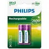 Image de Ugreen Piles Ni-MH AA rechargeables R6B2A260/10 (2 pcs, AA, 2600 mAh), Batteries + piles