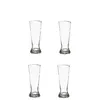 Image de Secret de Gourmet - Lot de 4 Verres à Bières "Droit" 37cl Transparent