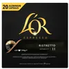 Image de Pack de 20 capsules L'Or Espresso Ristretto Intensité 11