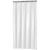 Image de Rideau de douche Granada blanc sans anneaux 120 x 200 cm 149711 Sealskin