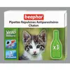 Image de Pipettes répulsives antiparasitaires vetonature margosa et pyrètre chaton 3 pipettes de 0,4 ml