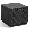 Image de Pouf de rangement Cube Graphite 213816