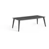 Image de Table de jardin rectangulaire Lima - Gris graphite - En résine - 8 à 10 personnes