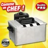 Image de Friteuse éléctrique Professionnelle en Acier Inoxydable 3 Paniers
