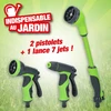Image de Lot de 3 : Pistolet d'arrosage : douchette, jet et lance.