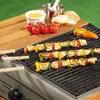 Image de BBQ Collection, Ustensiles pour barbecue, Brochette pour barbecue 24 cm, chromée