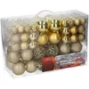 Image de Unbekannt Boules de Noël, Plastique, Plastique, Or, 100x