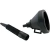 Image de Carpoint entonnoir flexible 38 cm plastique noir