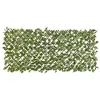 Image de Treillis extensible en osier avec feuillage PE Laurier palme 180 x 90 cm - Nature