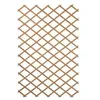 Image de Nature Treillis de jardin 100 x 300 cm Bois Marron