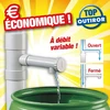 Image de Récupérateur d'eau pour descente de gouttière - H17,5 x Ø8,5 cm