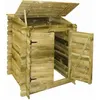 Image de Coffre de rangement pour filtration en bois de piscine
