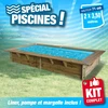 Image de Piscine hors sol Sunwater 200x350 - H71cm - Liner Bleu 50/100ème