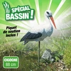 Image de Cigogne - piquet de soutien inclus - H88 cm