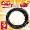 Image de Tuyau de raccord cannelé renforcé noir - Ø19 mm (¾") x 5 m