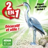 Image de Héron I - sur 2 pattes, piquet de soutien inclus - H87 cm