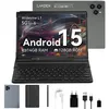 Image de Tablette Tactile - LAMZIEN 10.1 Pouces IPS PAD - Android 15 - 14Go + 128Go - Wifi - 6500mAh - Clavier AZERTY