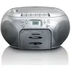Image de Radio-Cassette/FM avec Lecteur CD et Écran LCD Modèle SCD-420SI Portable Lenco Argent