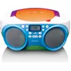 Image de Lenco SCD-41 (FM, PLL, Fréquence radio (RF)), Radio, Orange, Bleu, Blanc