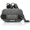 Image de Ecouteurs Bluetooth® résistants à la transpiration avec étui de chargement Lenco EPB-160BK Noir-Gris