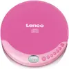 Image de Lenco CD-011, Lecteur MP3 + appareil audio portable, Rose