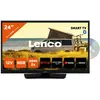 Image de 24 Smart TV avec lecteur DVD intégré et adaptateur voiture 12 V Lenco DVL-2483BK (V2) Noir