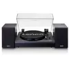 Image de Tourne Disques Bluetooth 33/45 Tours avec 2 Haut-Parleurs Modèle LS-301BK Lenco Noir