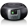 Image de Lenco SCD-860BK - Radio portable DAB+/FM avec Bluetooth®, lecteur CD et grand écran couleur LCD - Noir