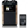 Image de Lenco PDR-060WD (DAB, DAB+ DAB, FM, Bluetooth), Radio, Marron, Noir