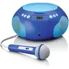 Image de Lenco Boombox SCD-625BU, bleu, Talkie walkie, Bleu