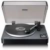 Image de Lenco LBTA-165BK - Platine vinyle entièrement automatique avec transmission Bluetooth® et préamplificateur - Plateau et bras de lecture en métal - Noir