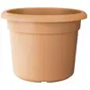 Image de Pot de fleurs Rond - Plastique - Ø 40 - Terre cuite doux