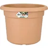 Image de ELHO Pot de fleurs Rond GREEN BASICS - Plastique - Ø38,8 x H30 cm - Terre cuite doux