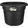 Image de ELHO Pot de fleurs Rond GREEN BASICS - Plastique - Ø43,8 x H33,8 cm - Terre cuite doux
