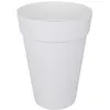 Image de Pot De Fleur Elho Plastique Rond Loft Urban Blanc Ø 34 X 45,6 Cm 23 L