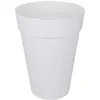 Image de ELHO Pot de fleurs Rond Loft Urban - Ø 34 x 45,6 cm - 23 l - Blanc