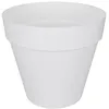 Image de ELHO Pot de fleurs rond avec roues Loft Urban - Ø 40 cm - Blanc