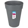 Image de ELHO Pot de fleurs Loft Urban rond Haut - Ø 42 x H 56 cm - Extérieur - 100% recyclé - Noir