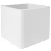 Image de Pot de fleurs Pure Soft Brick 40 x H.40 cm - Blanc