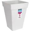 Image de ELHO Pot de fleurs carré haut Loft Urban 30 - 29,3 x 29,3 x H41,3 cm - Blanc - 100% recyclé blanc