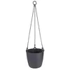 Image de Elho 2054332 Brussels Pot Suspendu Anthracite 18 X 18 X 17 Cm
