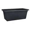 Image de ELHO Jardiniere Green Basics 60 - Vivre noir - Exterieur - XXL - L 29,5 x W 59,2 x H 27,7 cm
