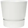 Image de ELHO Pot de fleurs GREENVILLE - Ø 47 x H 44,1 cm - 100% recyclé - Blanc