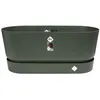 Image de ELHO Jardiniere avec roues Greenville Terrasse 80 - L 35 x W 78 x H 33.5 cm- Leaf green